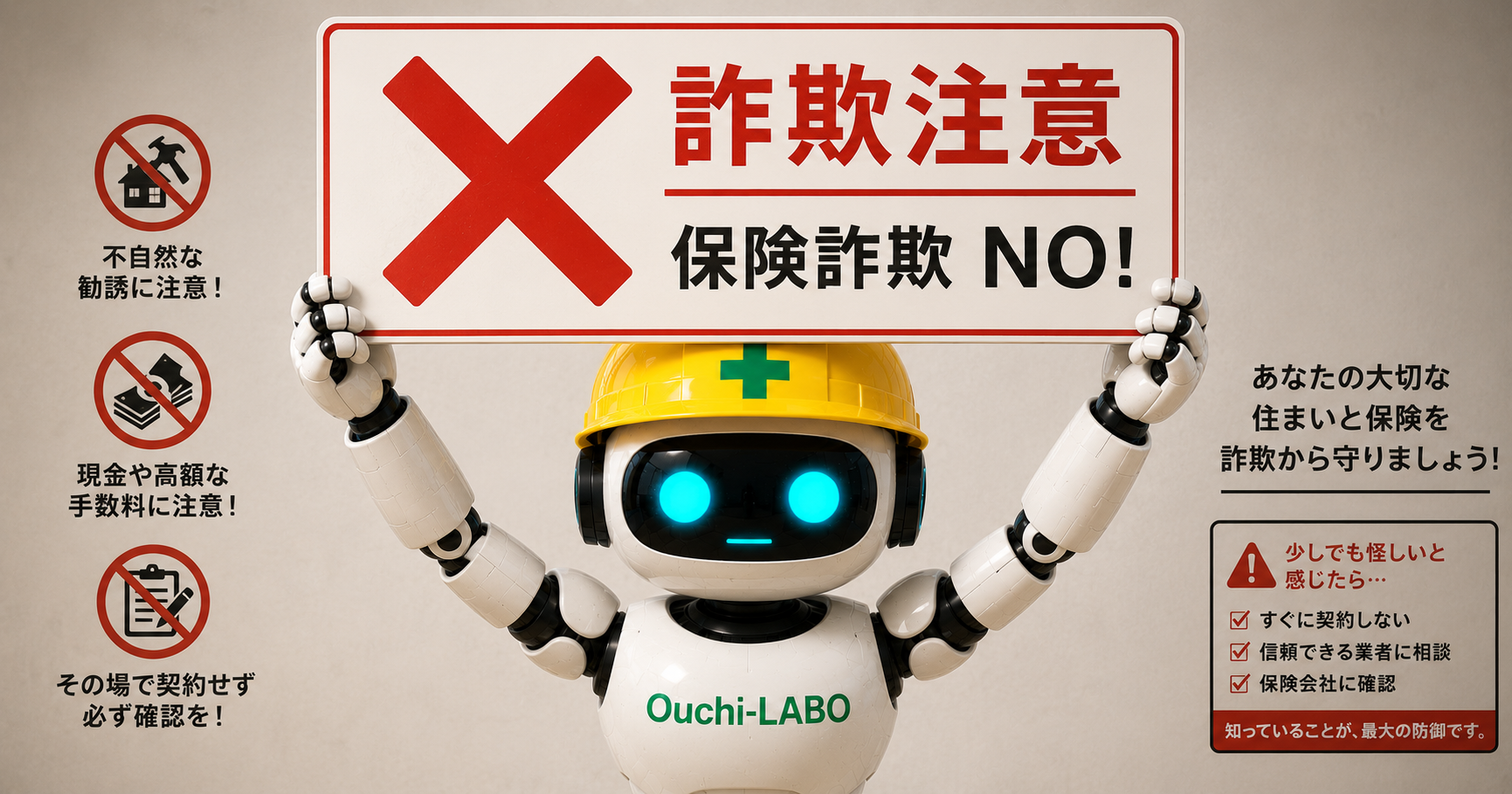 「火災保険で無料修理」に注意！住宅設備エンジニアが見た悪徳業者の手口と断り方